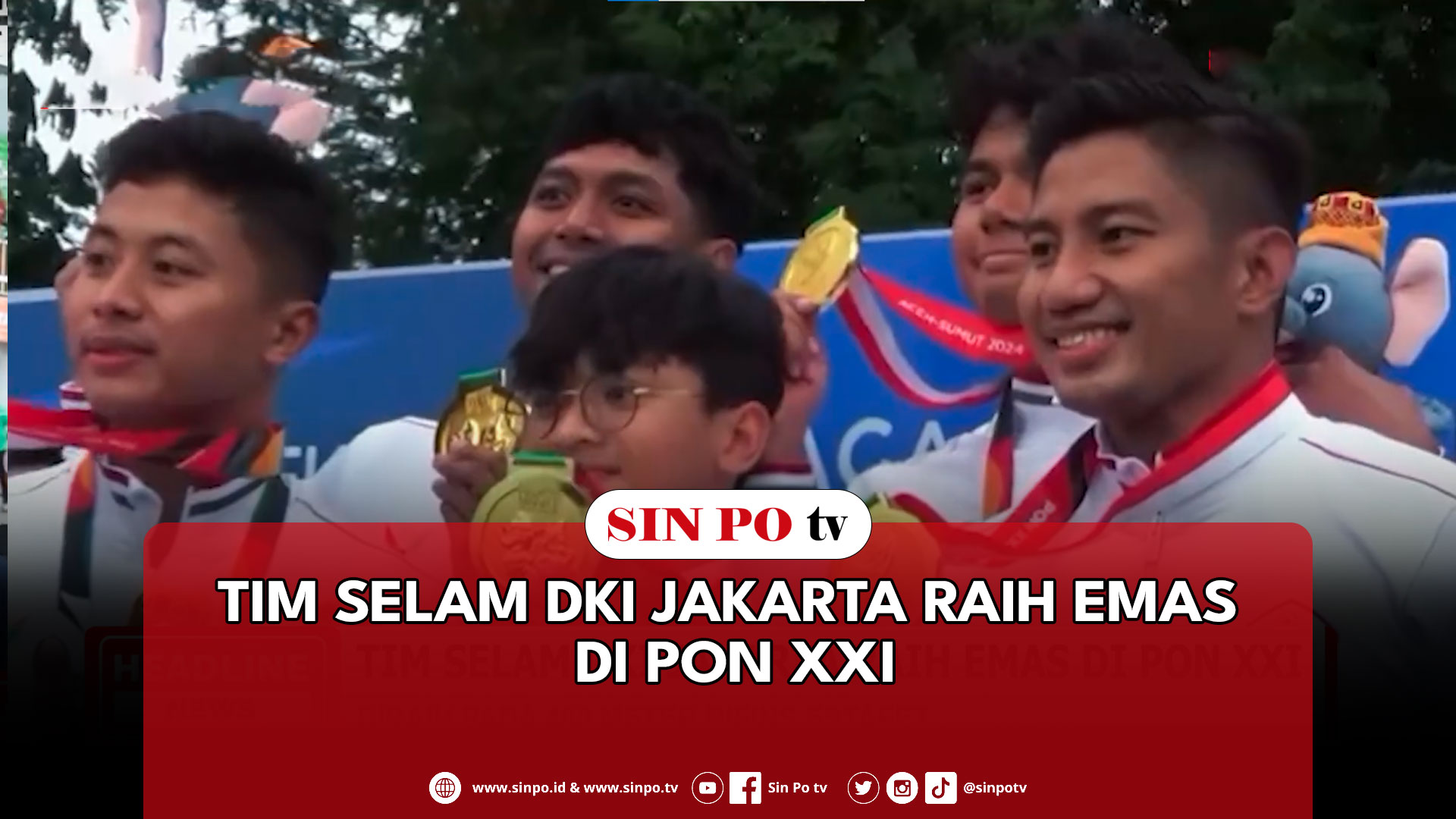 Tim Selam DKI Jakarta Raih Emas Di PON XXI