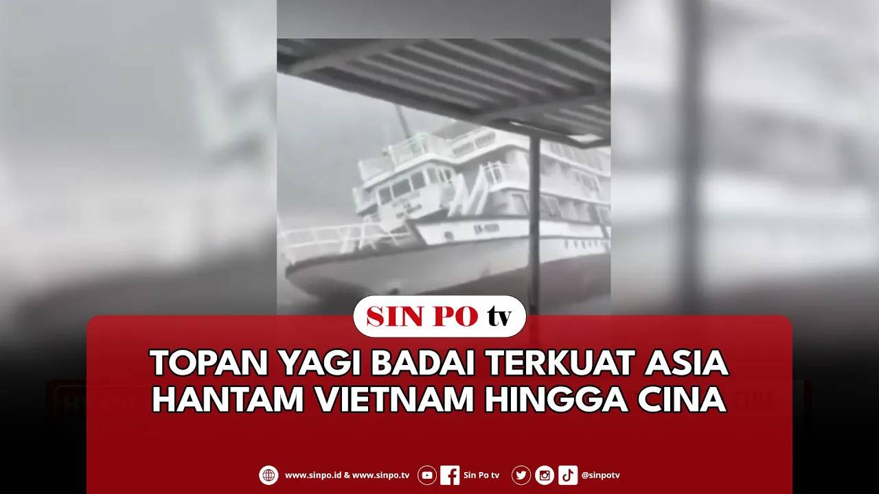 Topan Yagi Badai Terkuat Asia Hantam Vietnam Hingga Cina