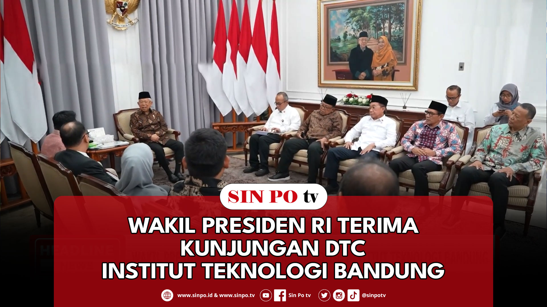 Wakil Presiden RI Terima Kunjungan DTC Institut Teknologi Bandung