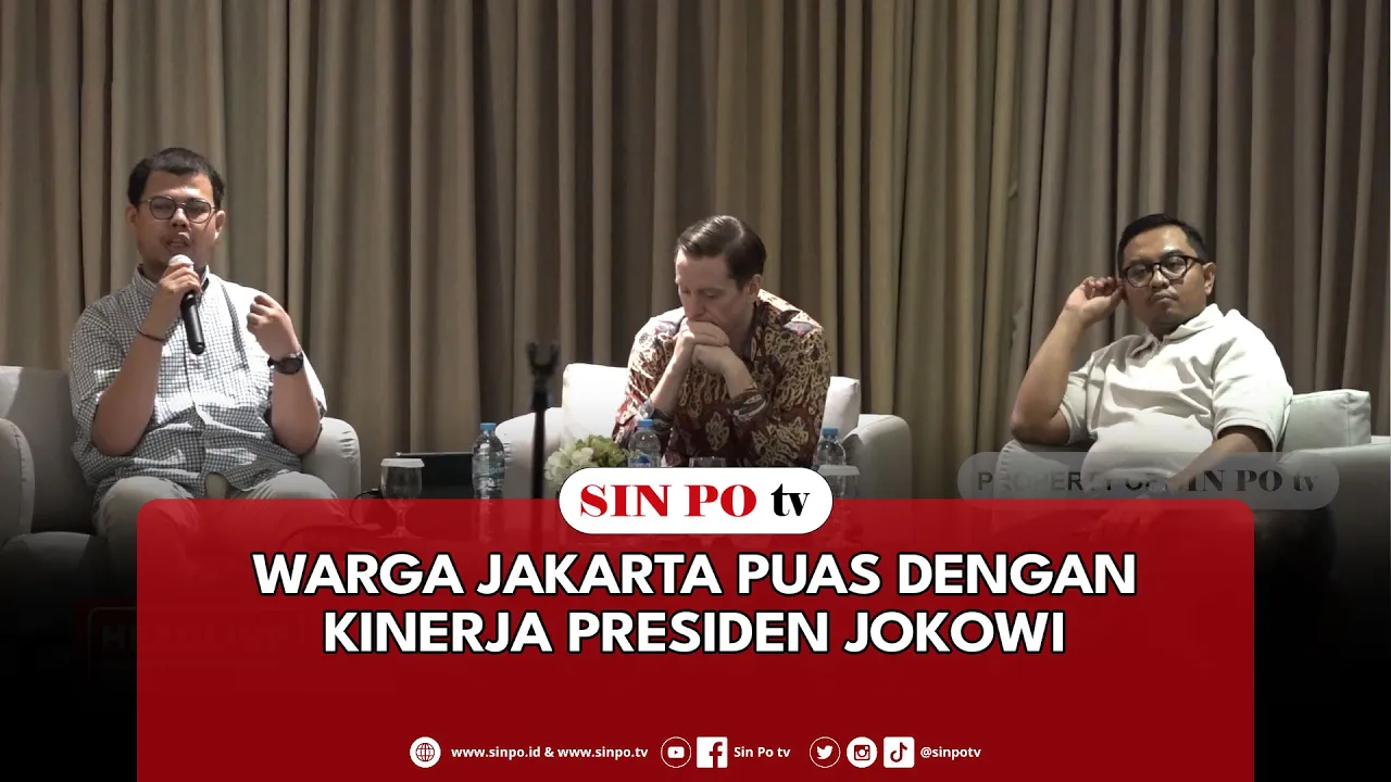 Warga Jakarta Puas Dengan Kinerja Presiden Jokowi