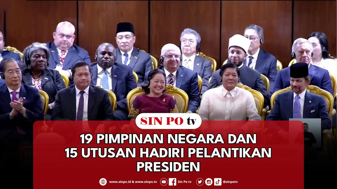 19 Pimpinan Negara Dan 15 Utusan Hadiri Pelantikan Presiden