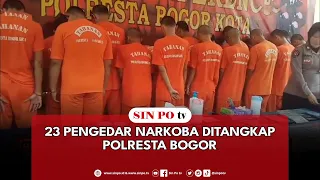 23 Pengedar Narkoba Ditangkap Polresta Bogor