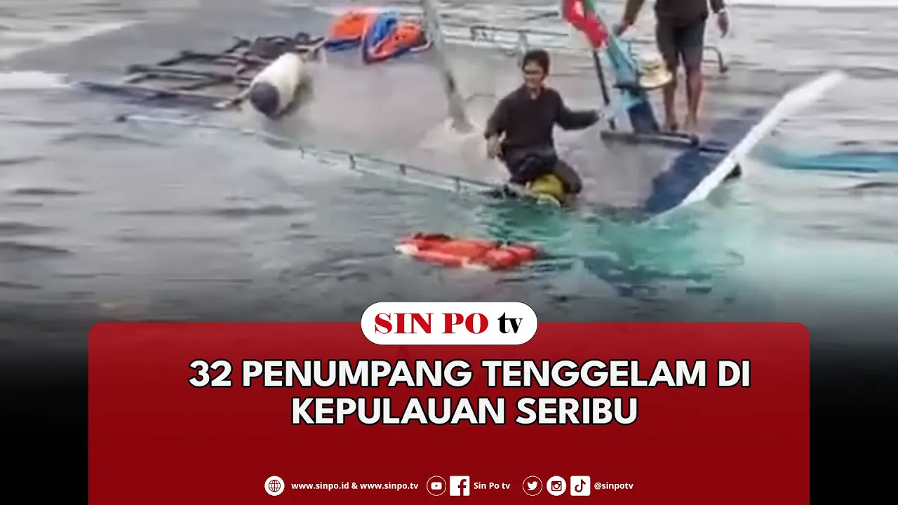 32 Penumpang Tenggelam Di Kepulauan Seribu