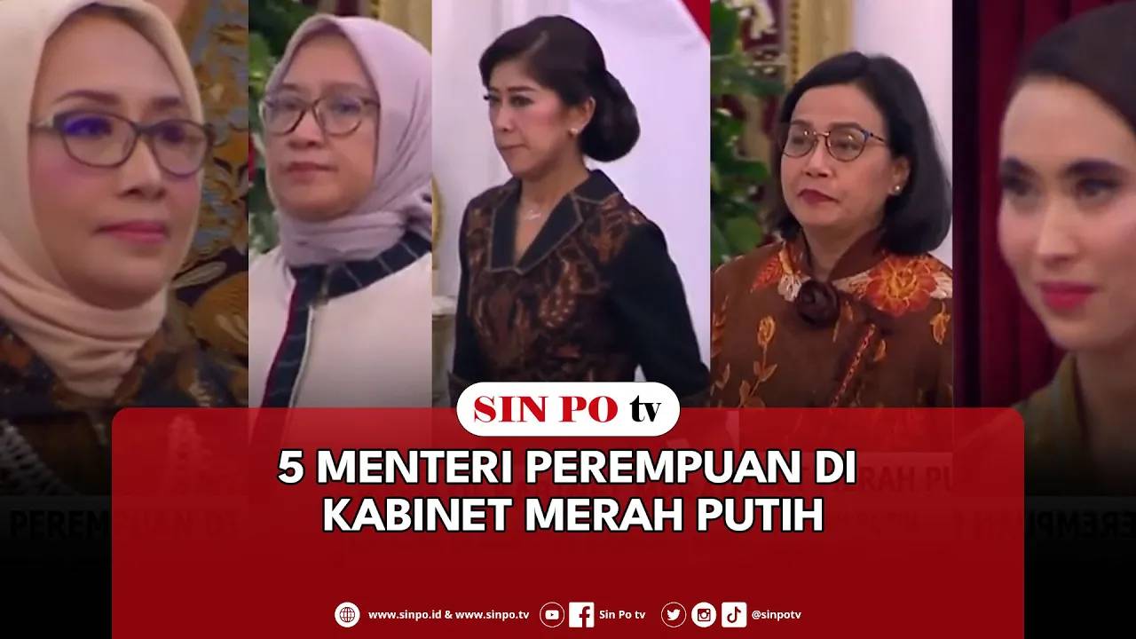 5 Menteri Perempuan Di Kabinet Merah Putih