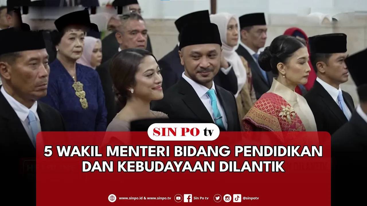 5 Wakil Menteri Bidang Pendidikan Dan Kebudayaan Dilantik