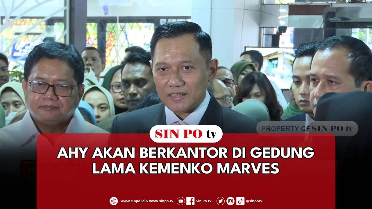 AHY Akan Berkantor Di Gedung Lama Kemenko Marves