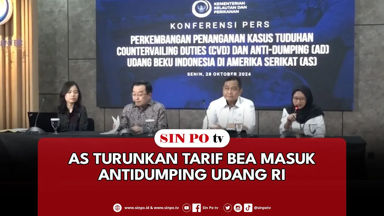 AS Turunkan Tarif Bea Masuk Antidumping Udang RI