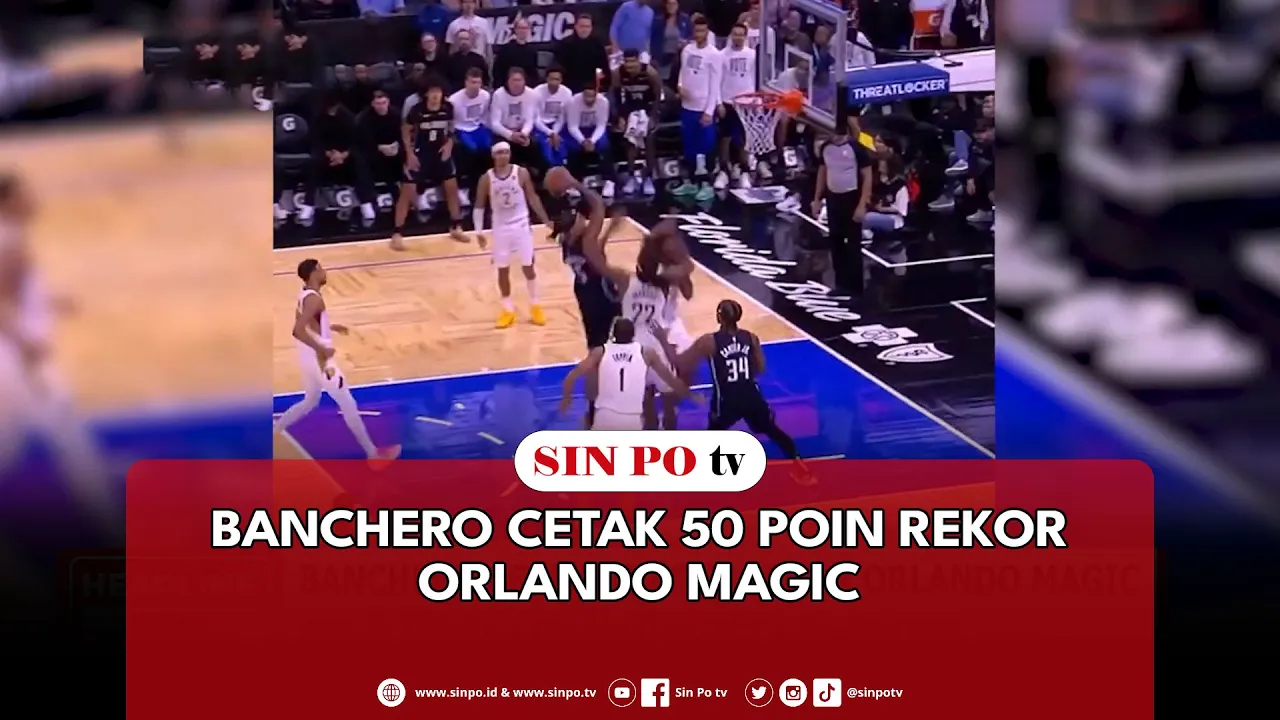 Banchero Cetak 50 Poin Rekor Orlando Magic