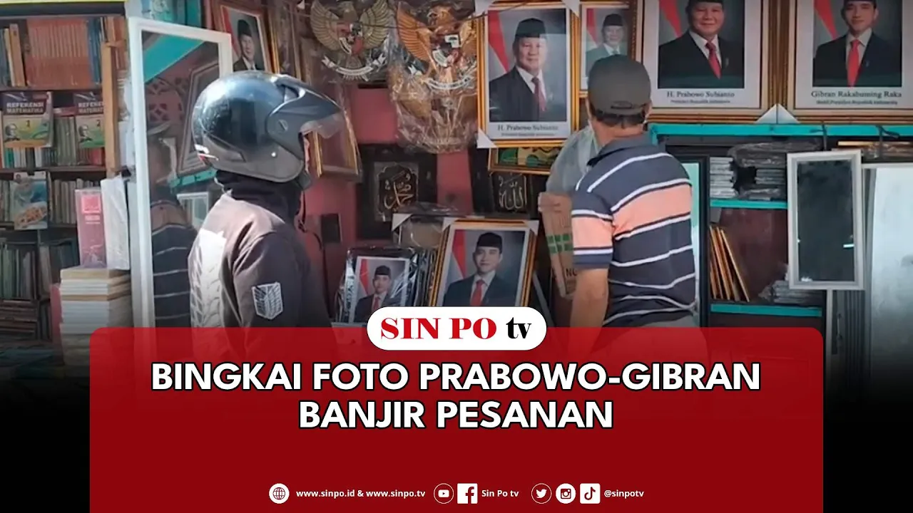 Bingkai Foto Prabowo-Gibran Banjir Pesanan