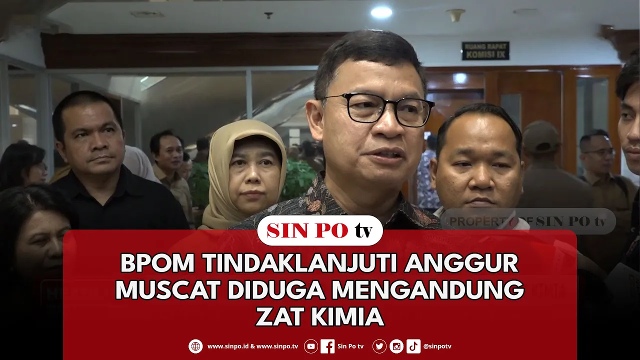 BPOM Tindaklanjuti Anggur Muscat Diduga Mengandung Zat Kimia