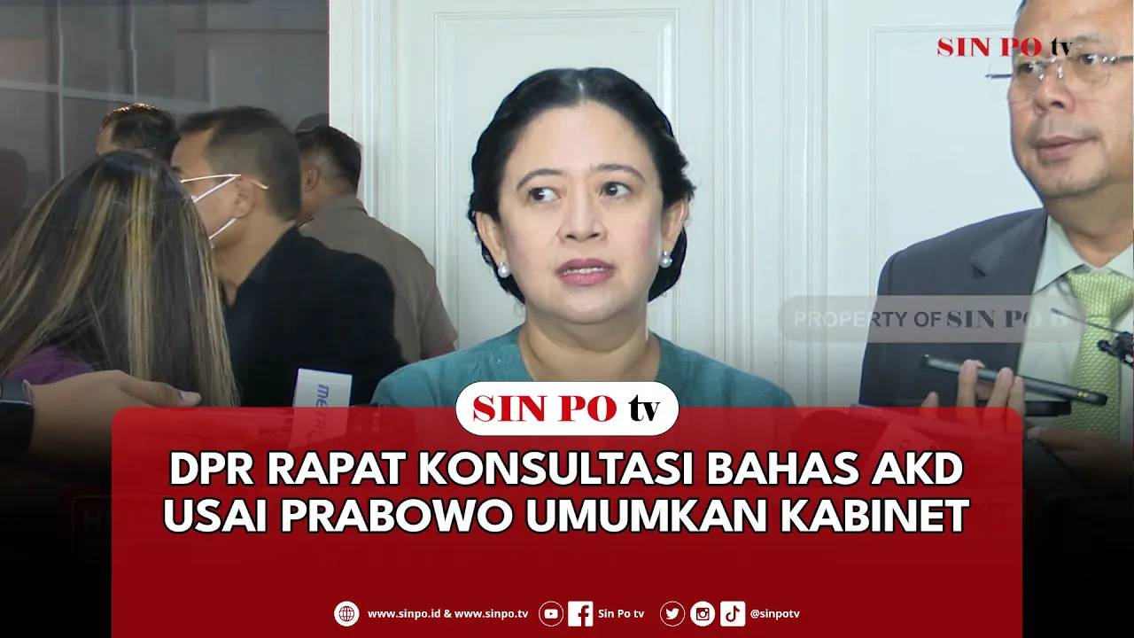 DPR Rapat Konsultasi Bahas AKD Usai Prabowo Umumkan Kabinet