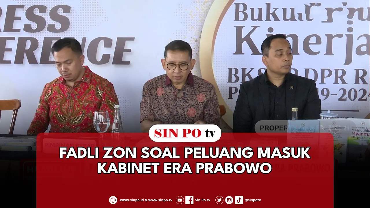 Fadli Zon Soal Peluang Masuk Kabinet Era Prabowo