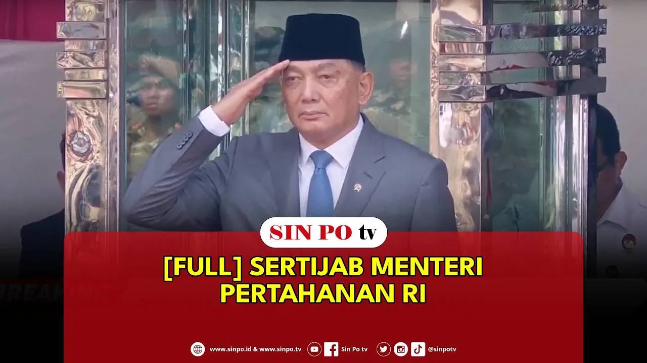 [FULL] Sertijab Menteri Pertahanan RI