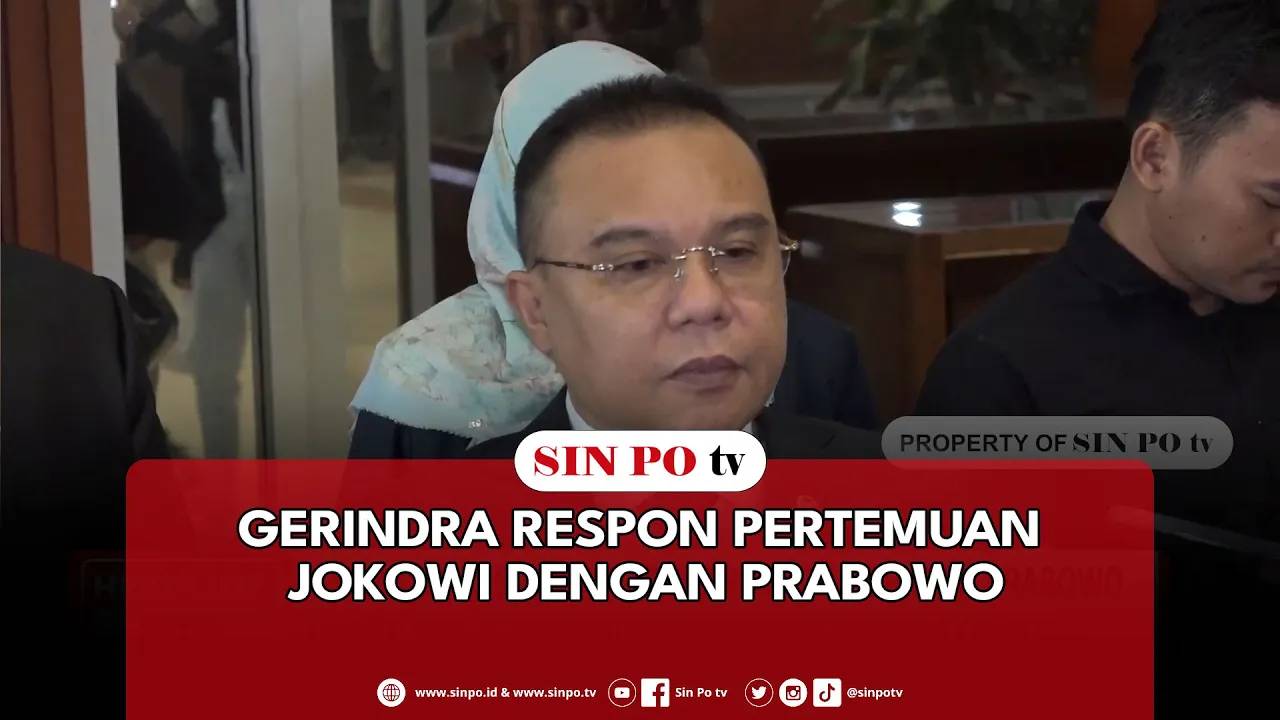 Gerindra Respon Pertemuan Jokowi Dengan Prabowo