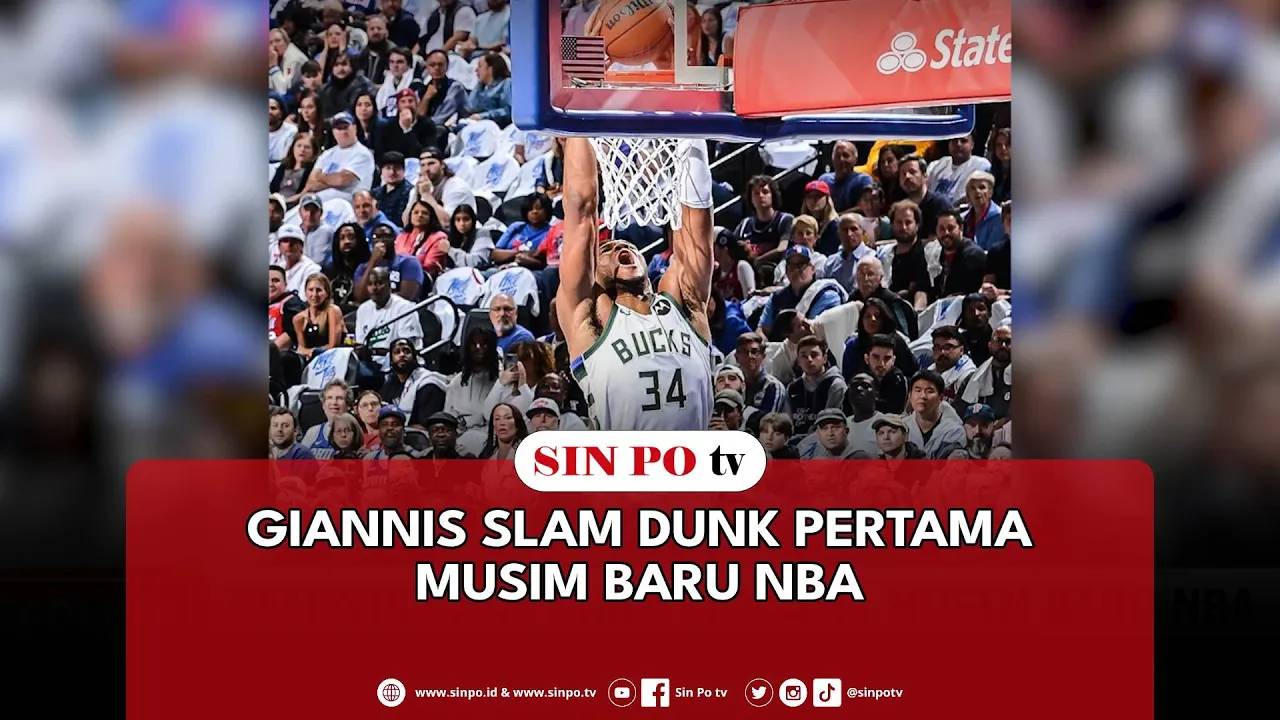 Giannis Slam Dunk Pertama Musim Baru NBA