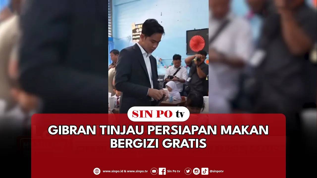 Gibran Tinjau Persiapan Makan Bergizi Gratis