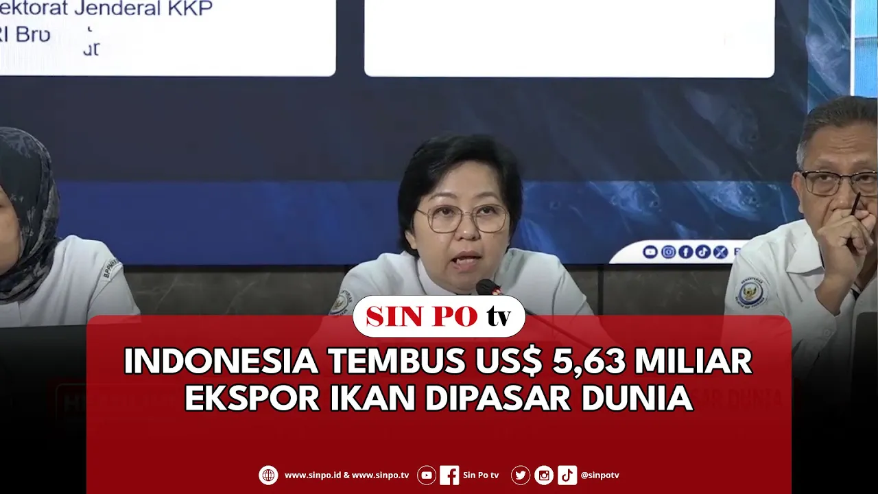 Indonesia Tembus US$ 5,63 Miliar Ekspor Ikan Dipasar Dunia