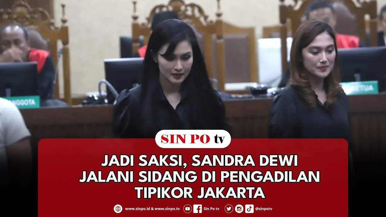 Jadi Saksi, Sandra Dewi Jalani Sidang Di Pengadilan Tipikor Jakarta