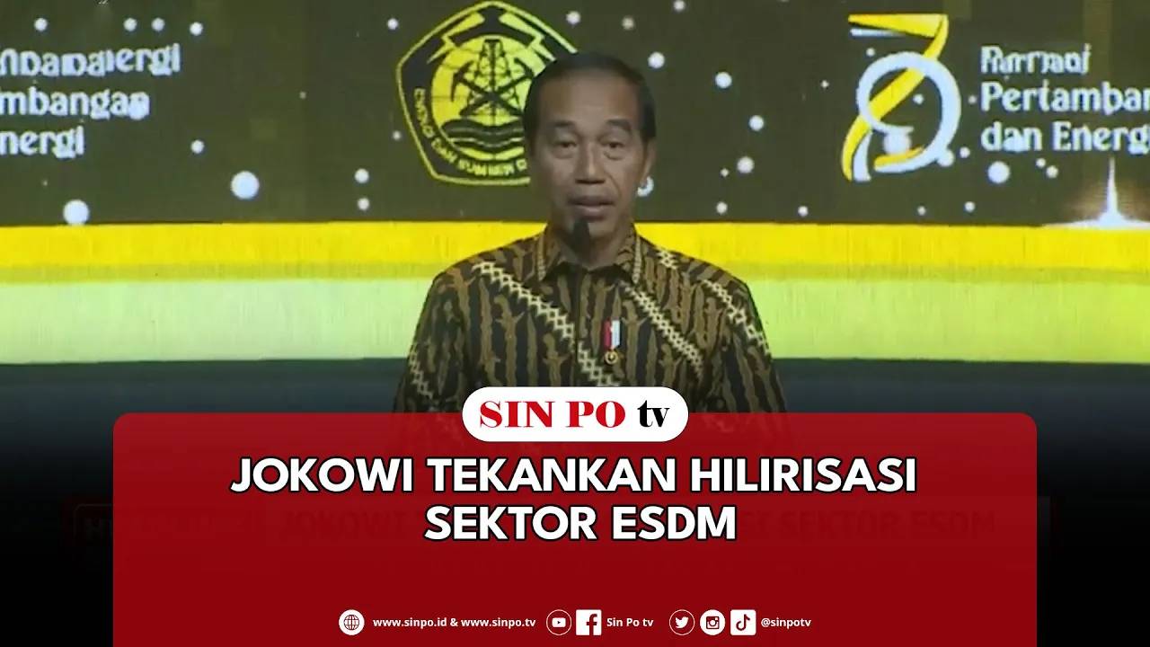 Jokowi Tekankan Hilirisasi Sektor ESDM