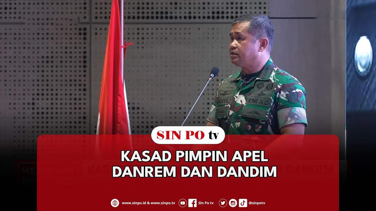 Kasad Pimpin Apel Danrem Dan Dandim
