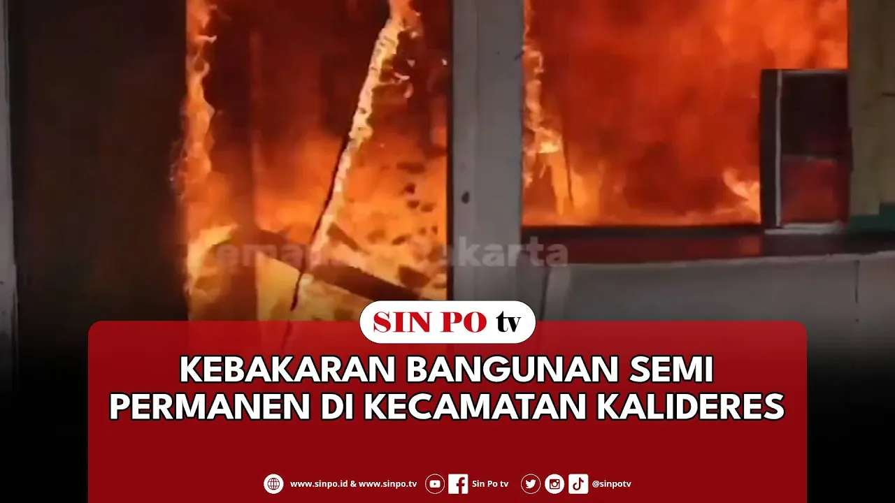 Kebakaran Bangunan Semi Permanen Di Kecamatan Kalideres