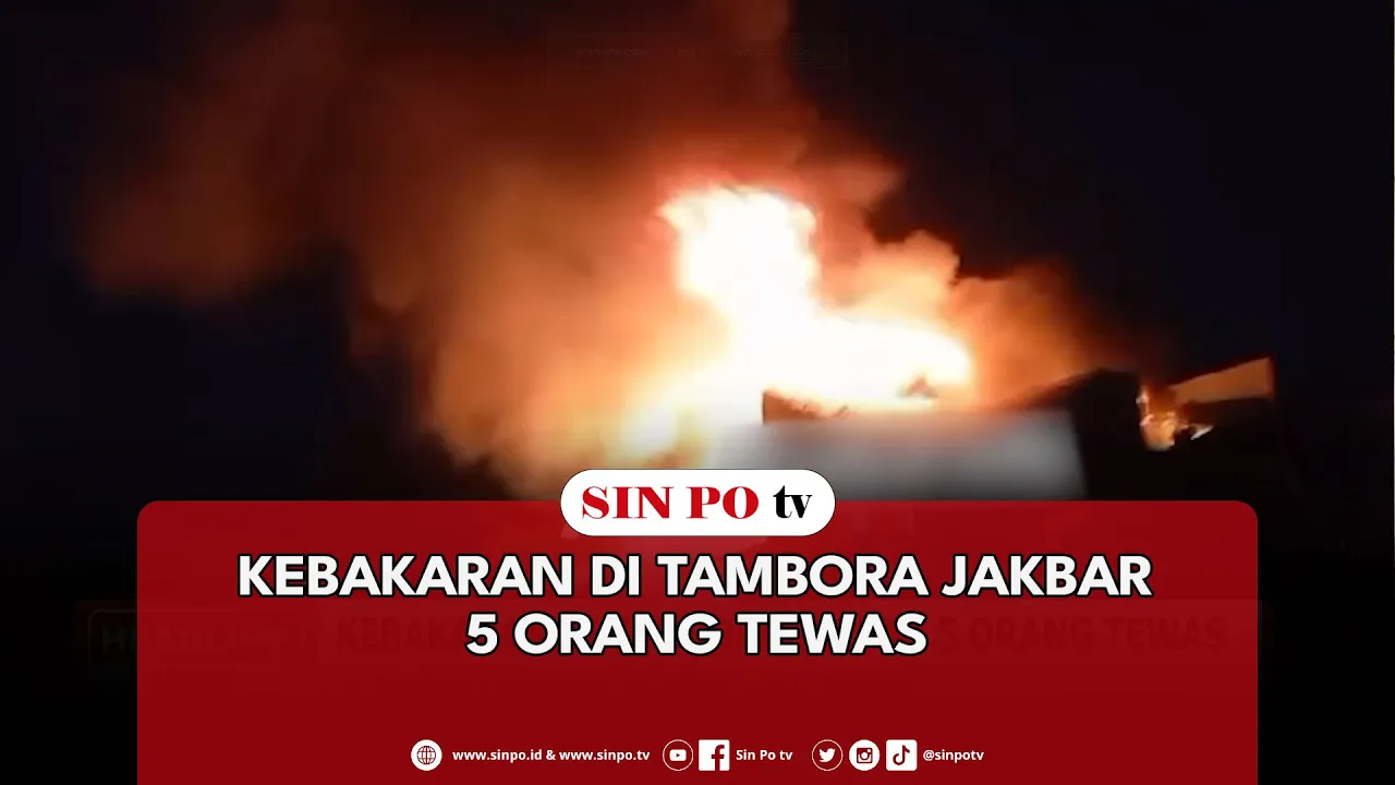 Kebakaran Di Tambora Jakbar 5 Orang Tewas