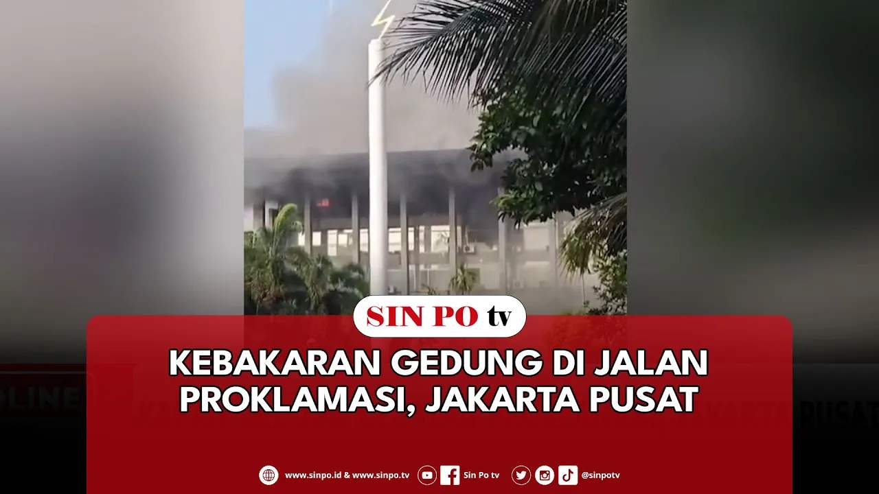 Kebakaran Gedung Di Jalan Proklamasi, Jakarta Pusat