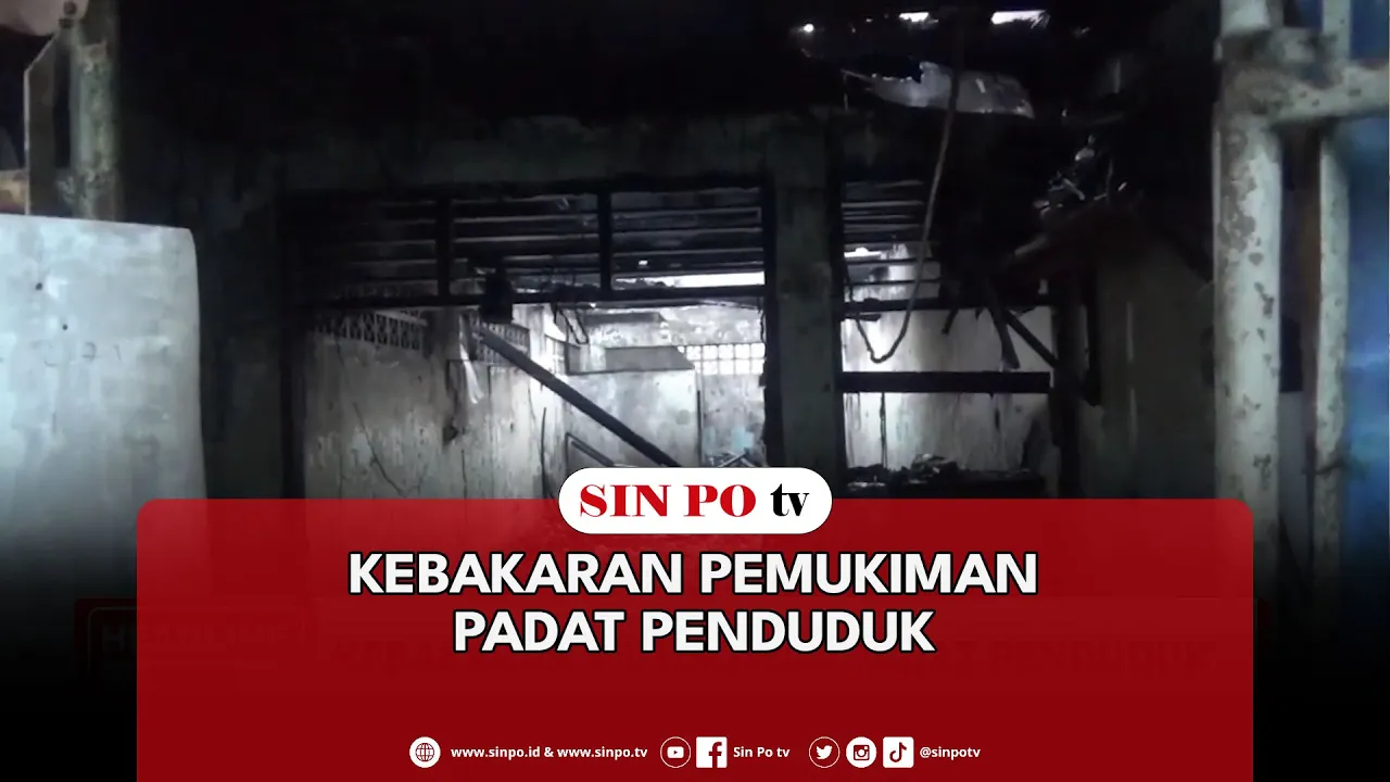 Kebakaran Pemukiman Padat Penduduk