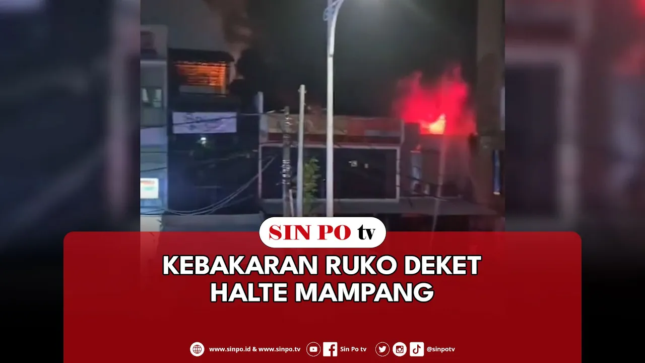 Kebakaran Ruko Deket Halte Mampang