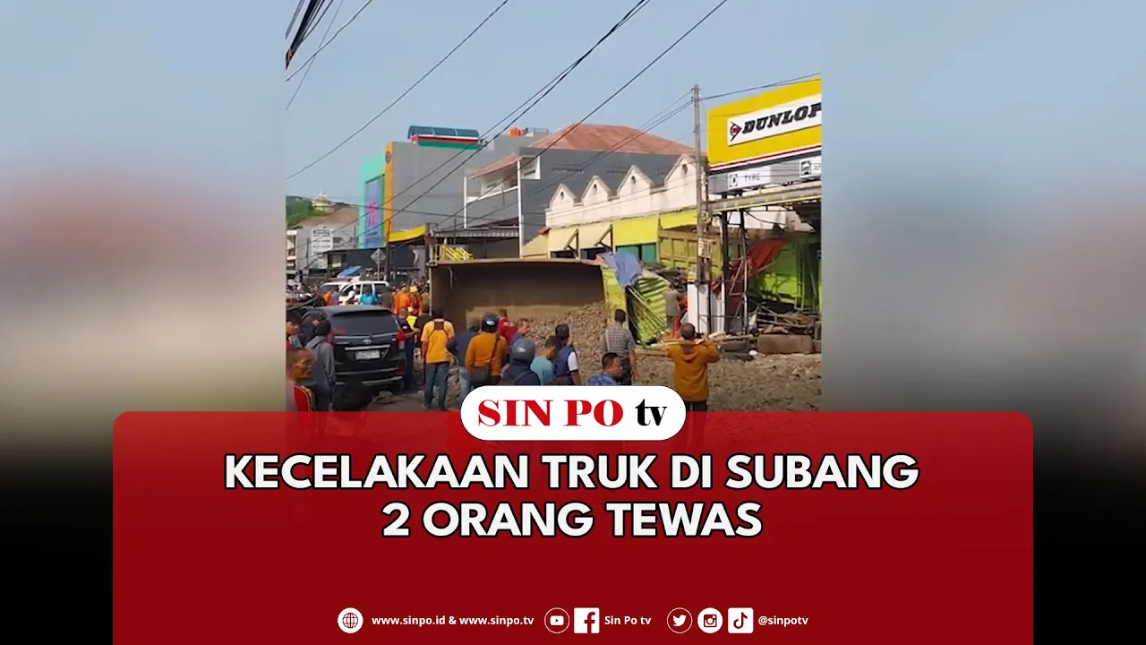 Kecelakaan Truk Di Subang 2 Orang Tewas