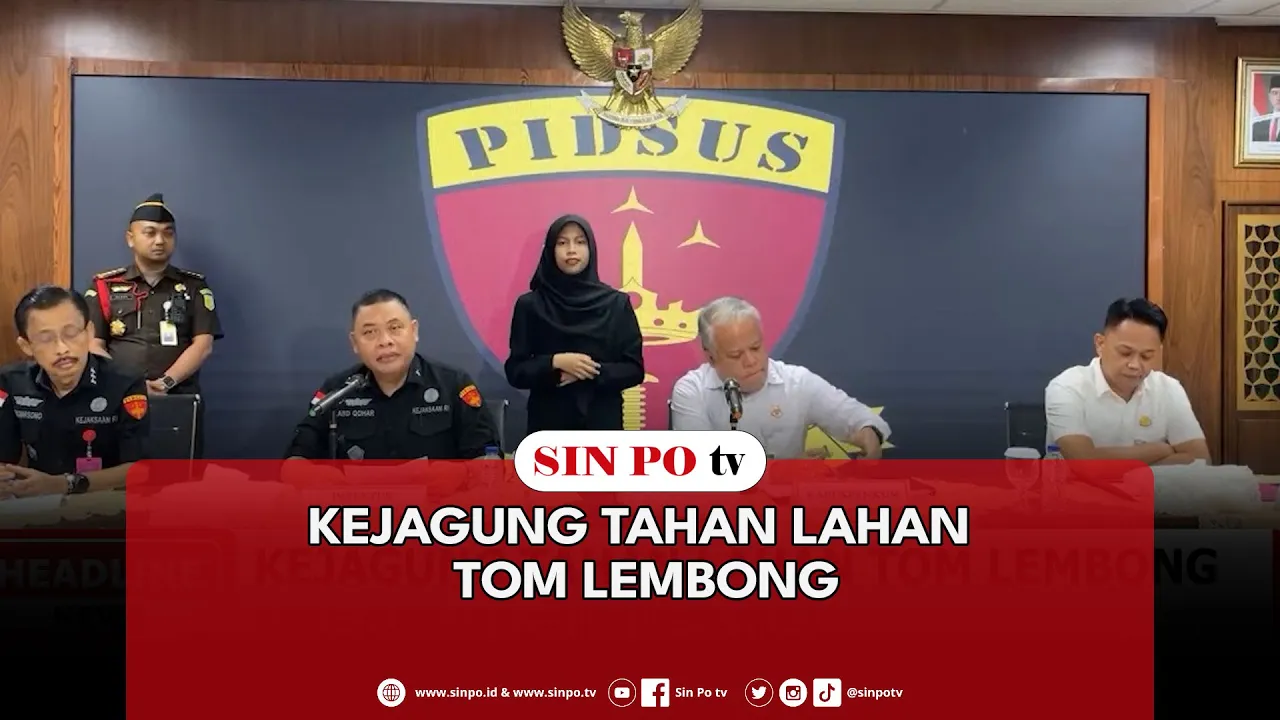 Kejagung Tahan Lahan Tom Lembong