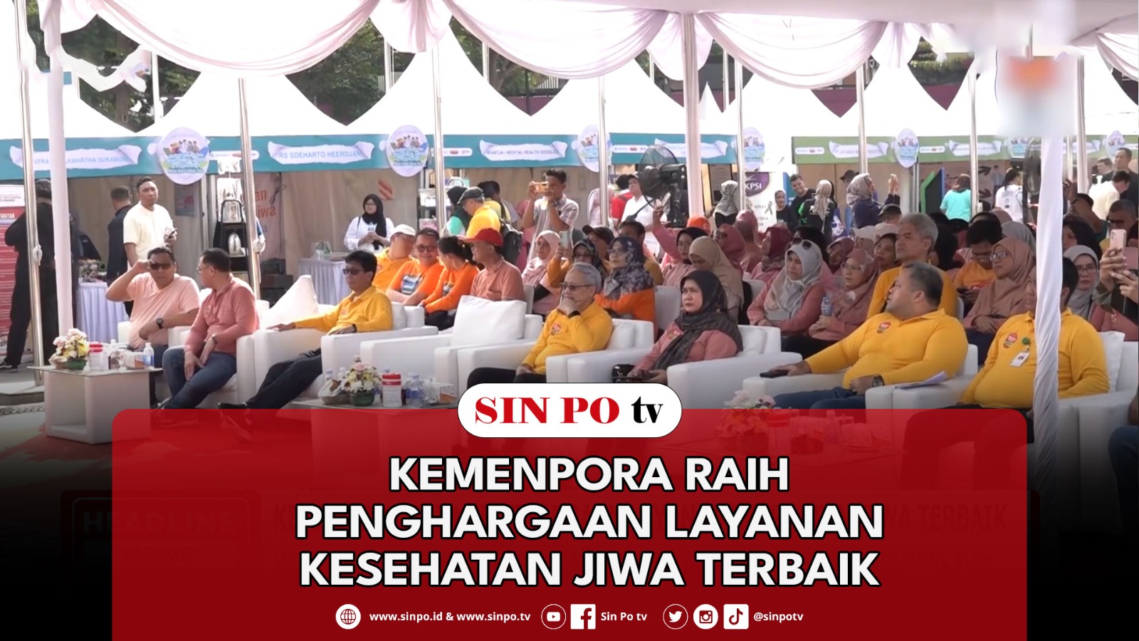 Kemenpora Raih Penghargaan Layanan Kesehatan Jiwa Terbaik