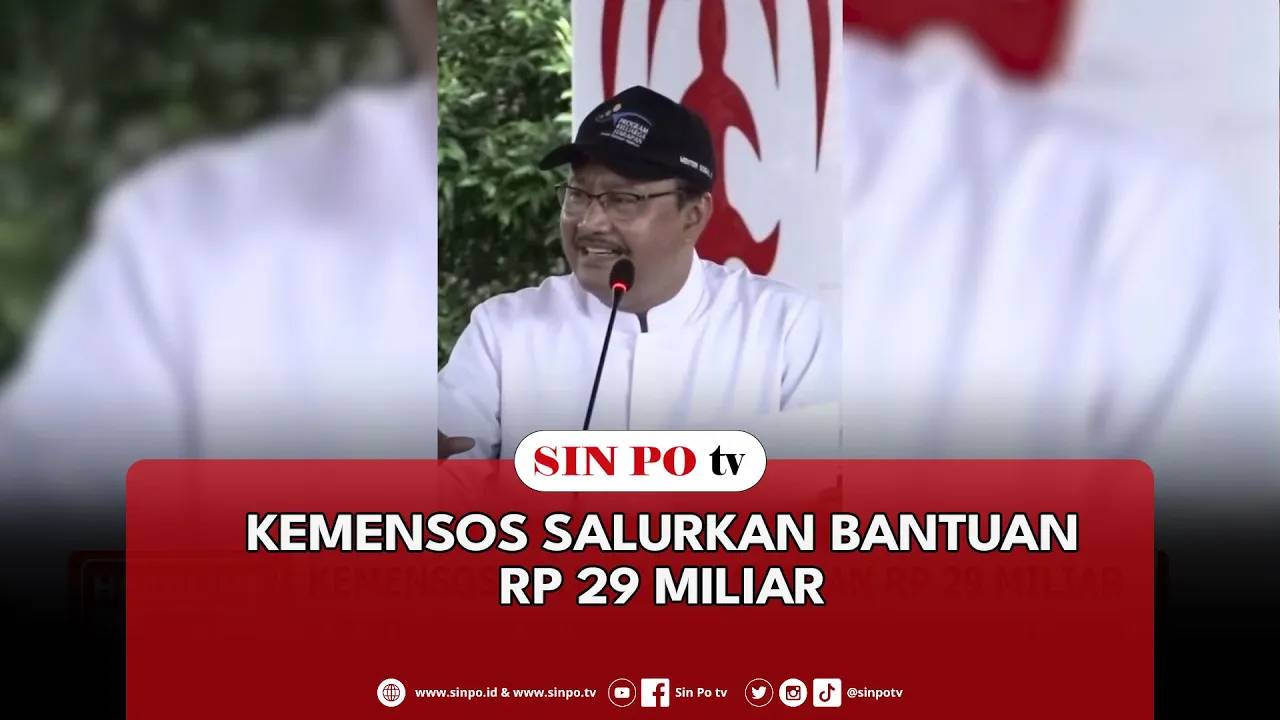Kemensos Salurkan Bantuan Rp 29 Miliar