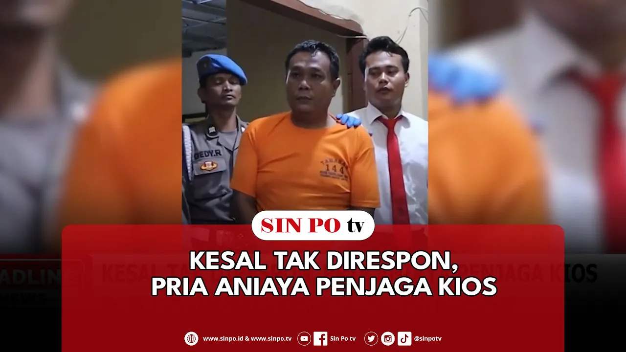 Kesal Tak Direspon, Pria Aniaya Penjaga Kios