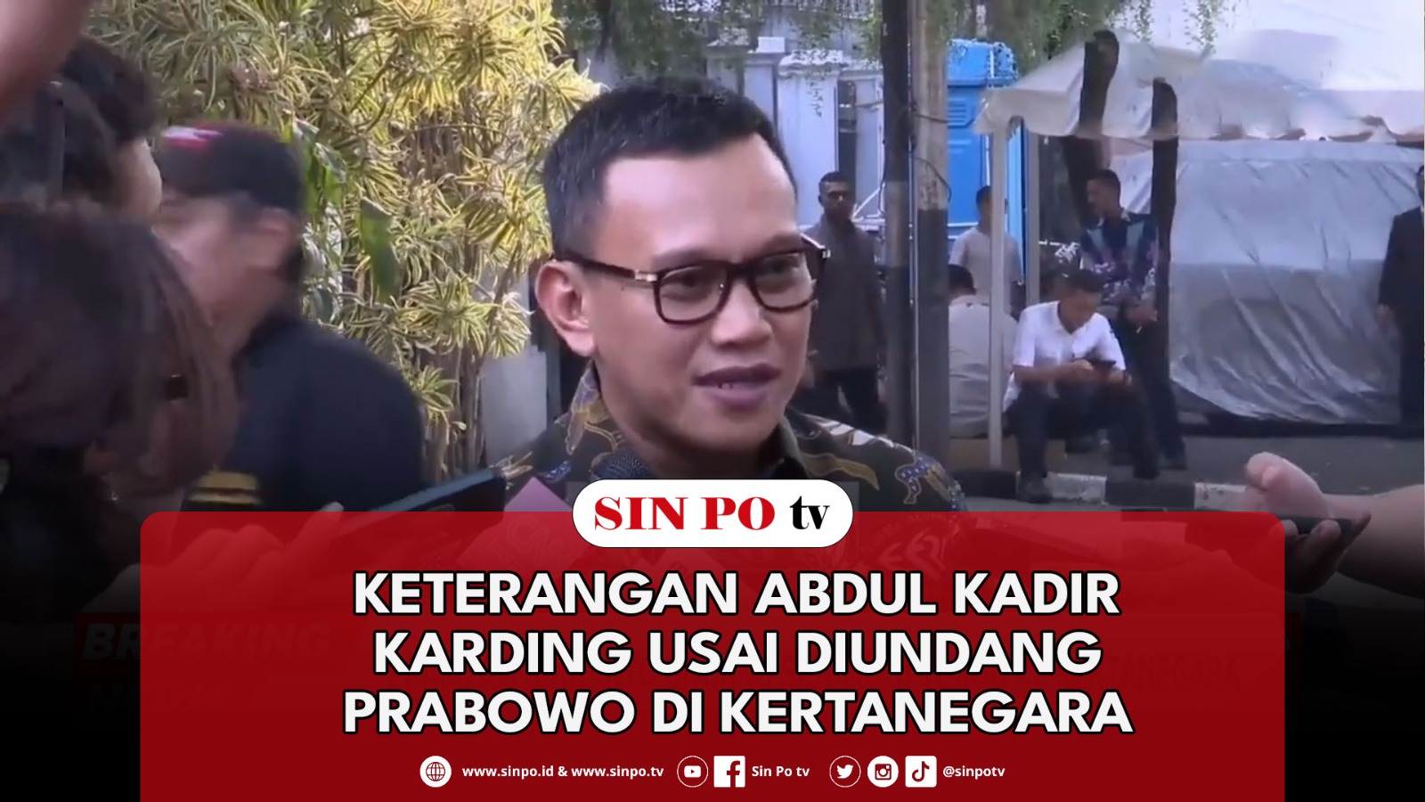Keterangan Abdul Kadir Karding Usai Diundang Prabowo di Kertanegara