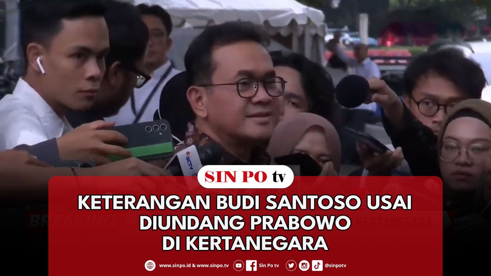 Keterangan Budi Santoso Usai Diundang Prabowo Di Kertanegara
