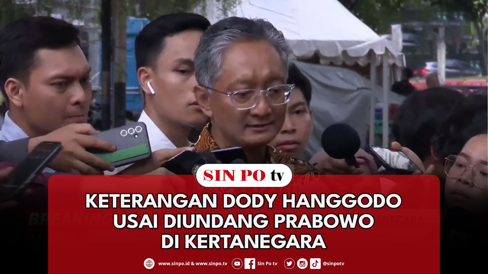 Keterangan Dody Hanggodo Usai Diundang Prabowo Di Kertanegara