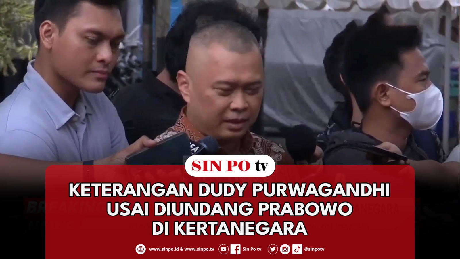 Keterangan Dudy Purwagandhi Usai Diundang Prabowo Di Kertanegara