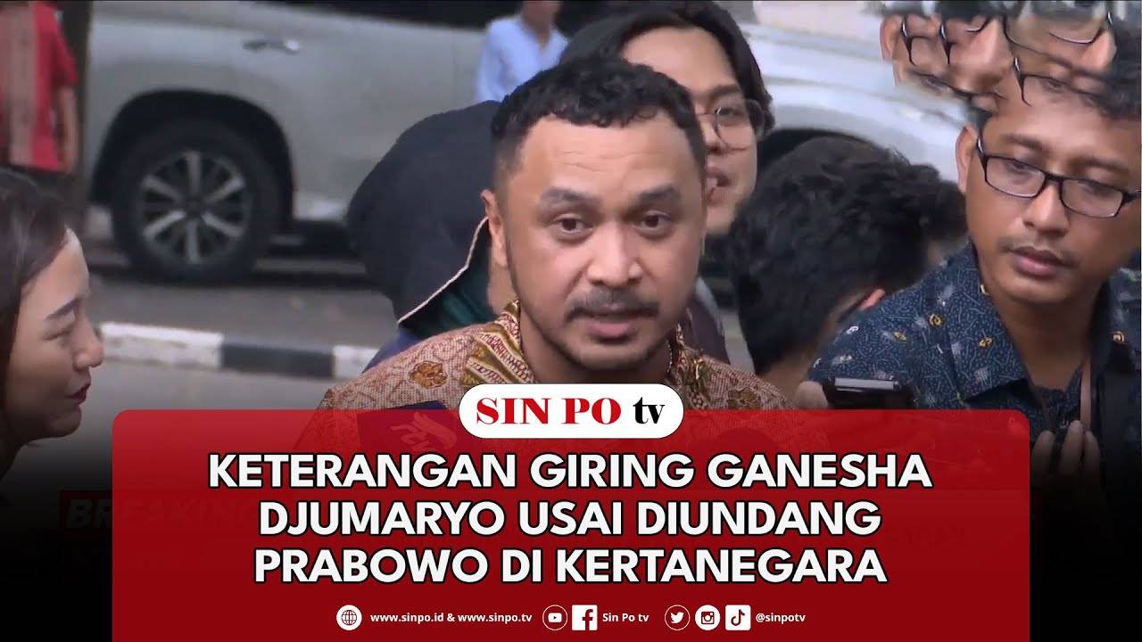 Keterangan Giring Ganesha Djumaryo Usai Diundang Prabowo Di Kertanegara