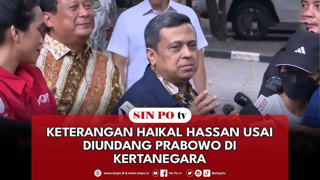 Keterangan Haikal Hassan Usai Diundang Prabowo Di Kertanegara