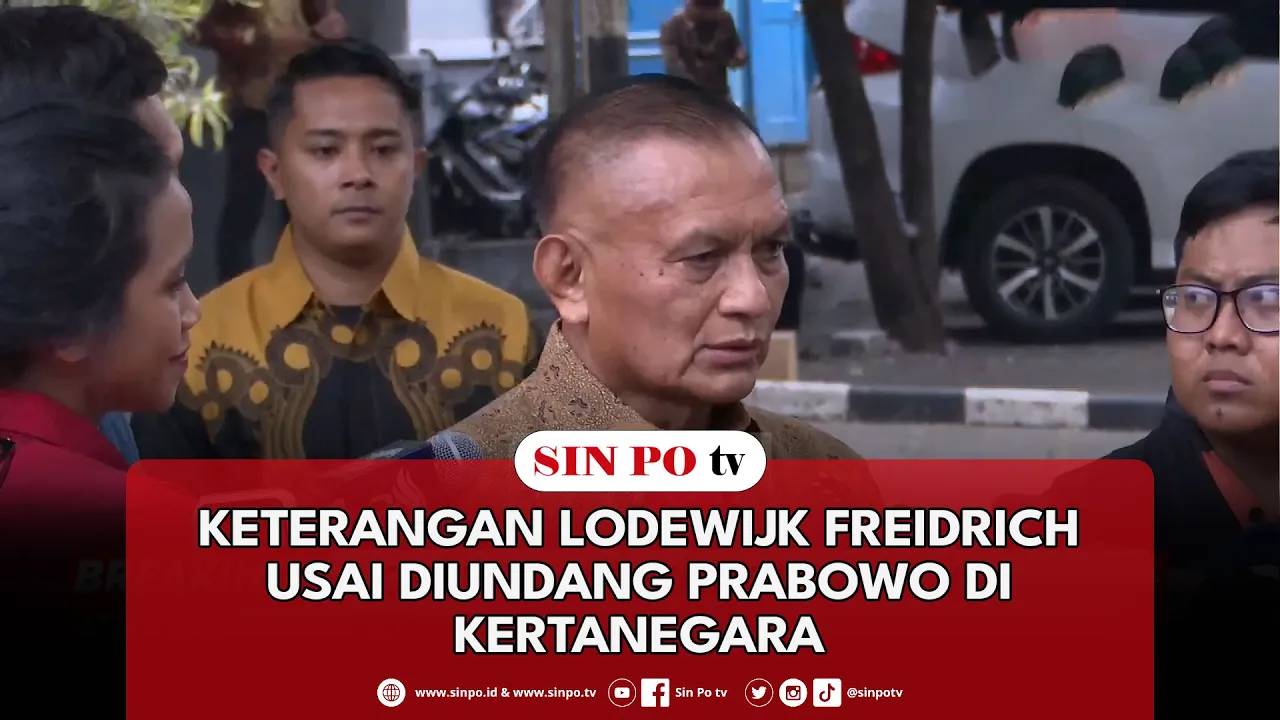 Keterangan Lodewijk Freidrich Paulus usai Diundang Prabowo Di Kertanegara