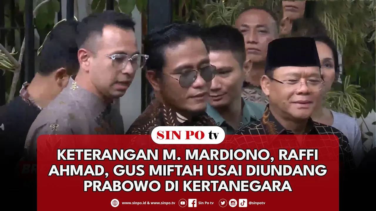 Keterangan Mardiono, Raffi Ahmad, Gus Miftah Usai Diundang Prabowo Di Kertanegara