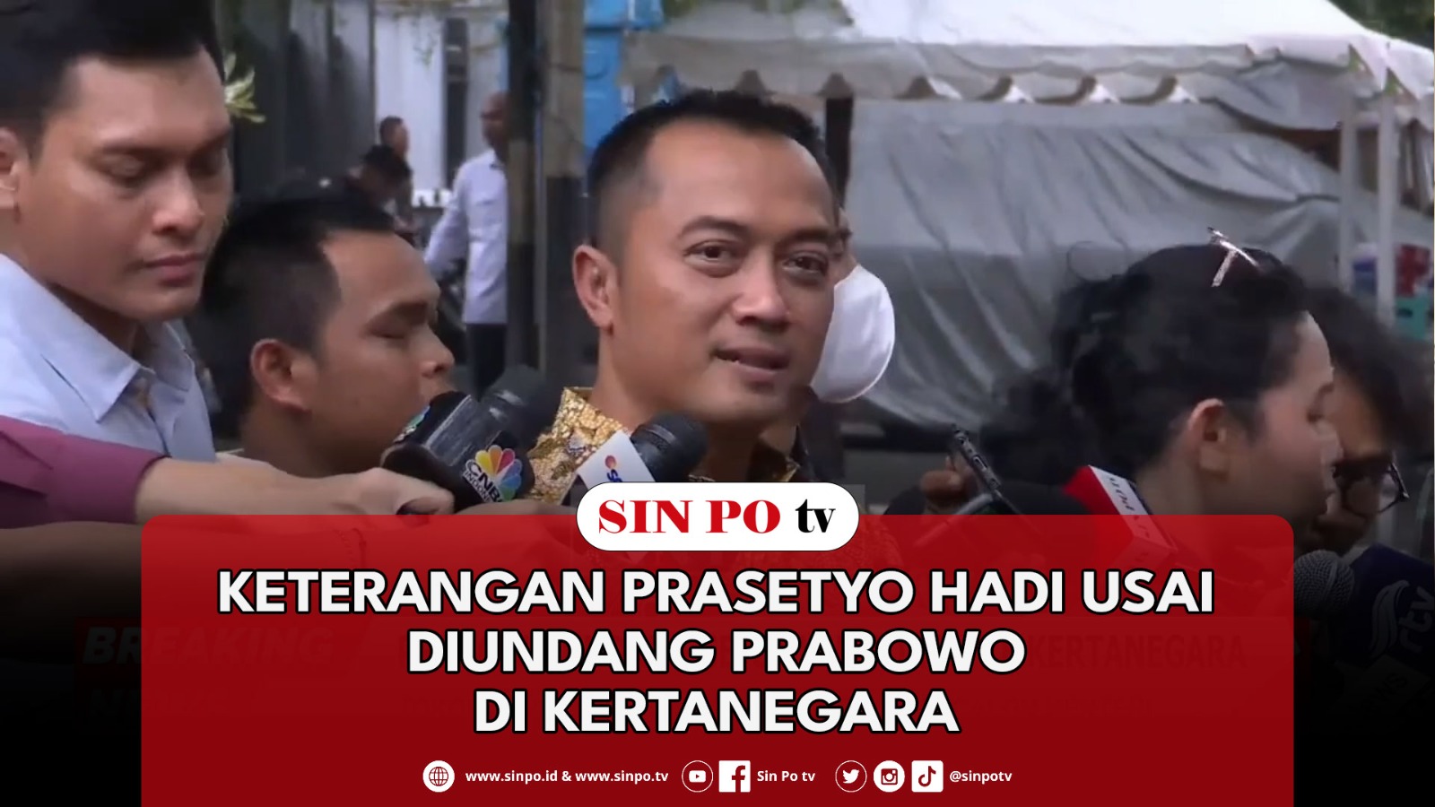Keterangan Prasetyo Hadi Usai Diundang Prabowo Di Kertanegara