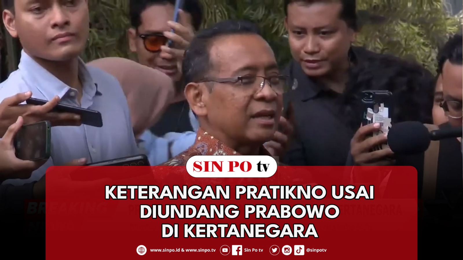 Keterangan Pratikno Usai Diundang Prabowo Di Kertanegara