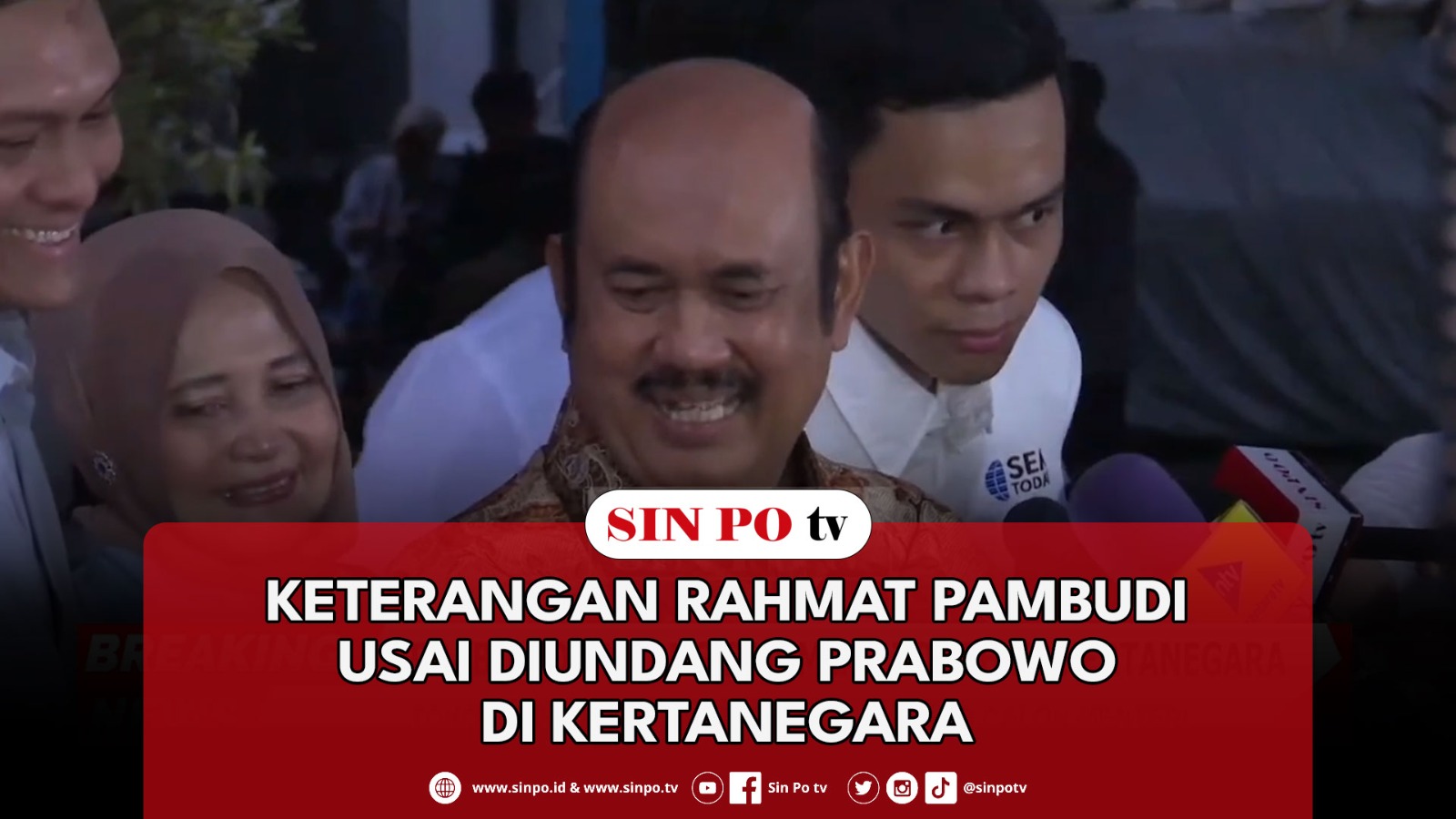 Keterangan Rahmat Pambudi Usai Diundang Prabowo Di Kertanegara