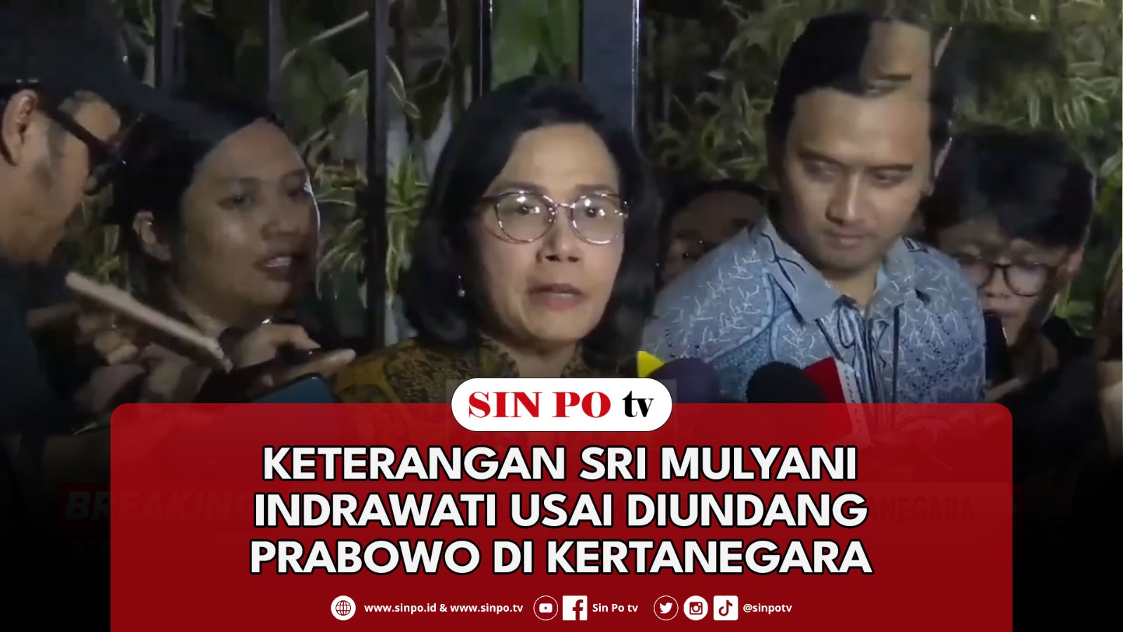 Keterangan Sri Mulyani Indrawati Usai Diundang Prabowo Di Kertanegara