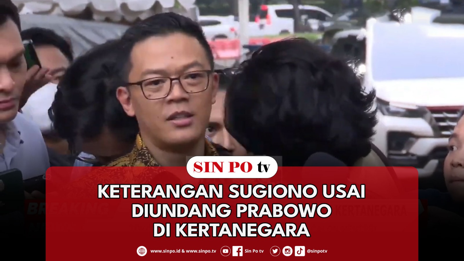 Keterangan Sugiono Usai Diundang Prabowo Di Kertanegara
