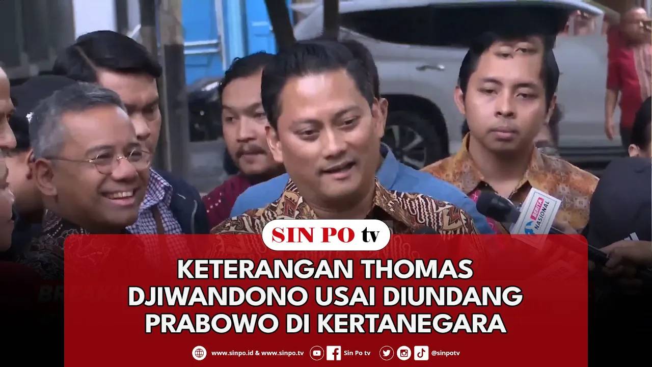 Keterangan Thomas Djiwandono Usai Diundang Prabowo Di Kertanegara
