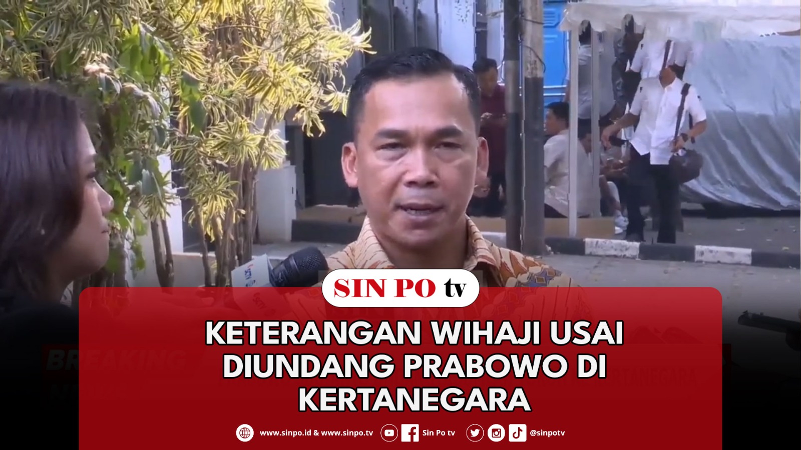Keterangan Wihaji Usai Diundang Prabowo di Kertanegara