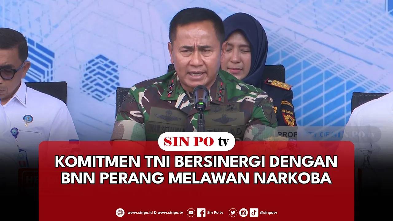 Komitmen TNI Bersinergi Dengan BNN Perang Melawan Narkoba